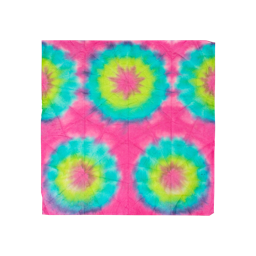 Lush Pink Tie-Dye Lokta Wrap